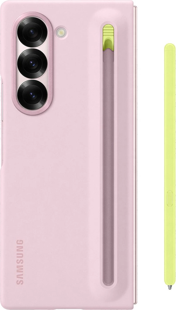 Mbështjellës Samsung Galaxy Z Fold6 Slim S Pen, rozë