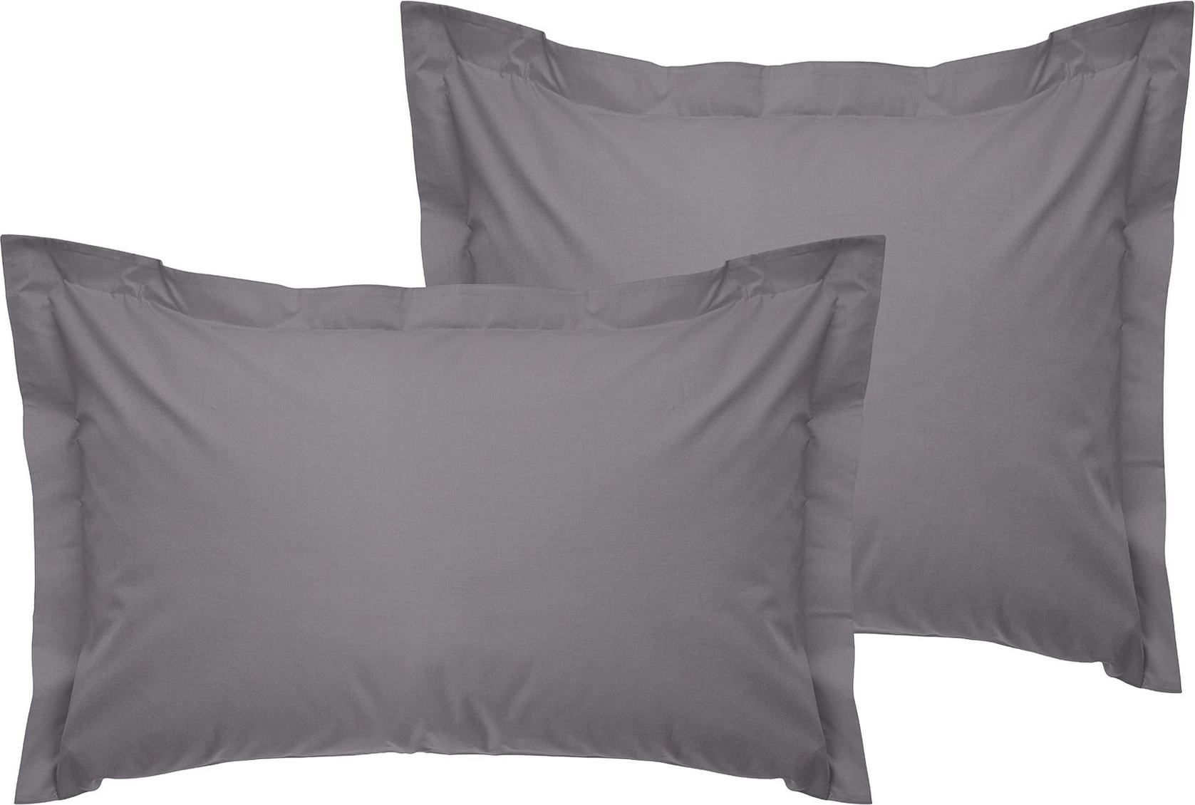 Set jastëkësh Oxford (2 copë), ngjyrë gri, L'essentiel, 60x60+5cm