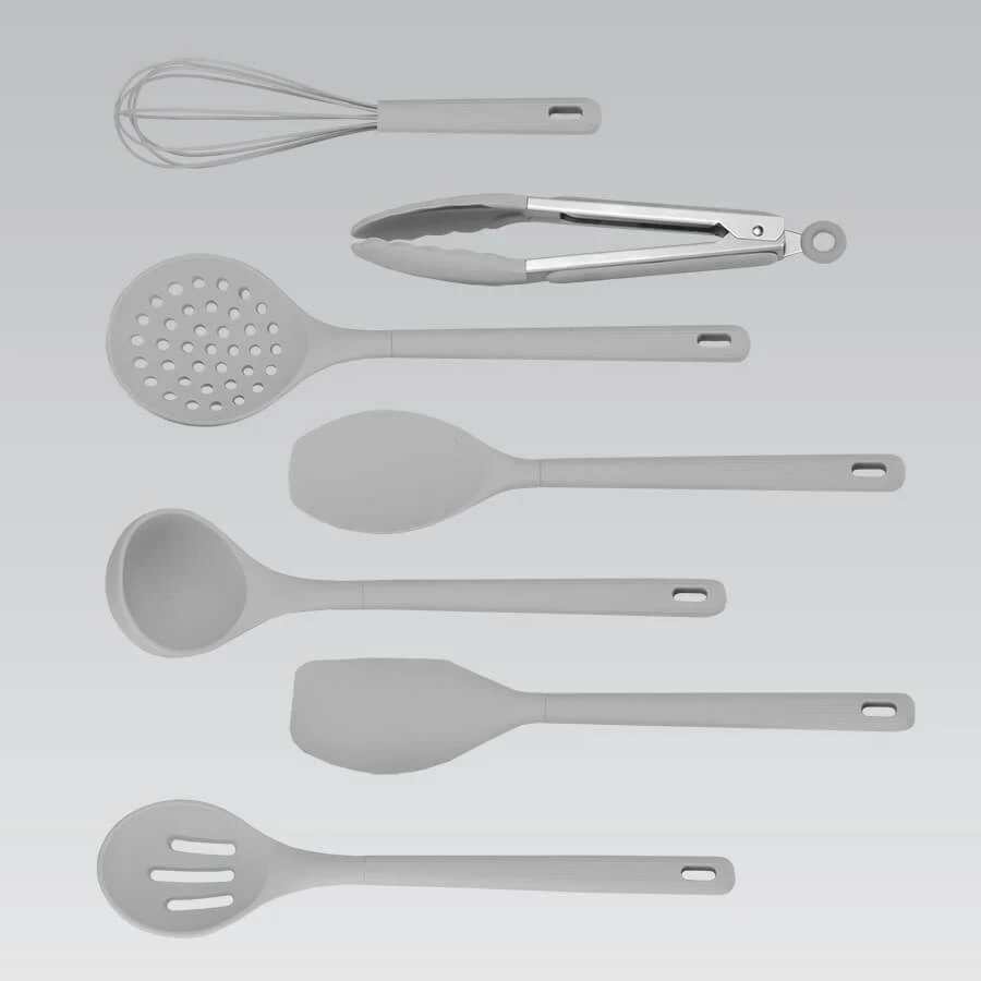 Set veglash kuzhine Maestro MR-1542-GREY, 8 copë, silikon, gri