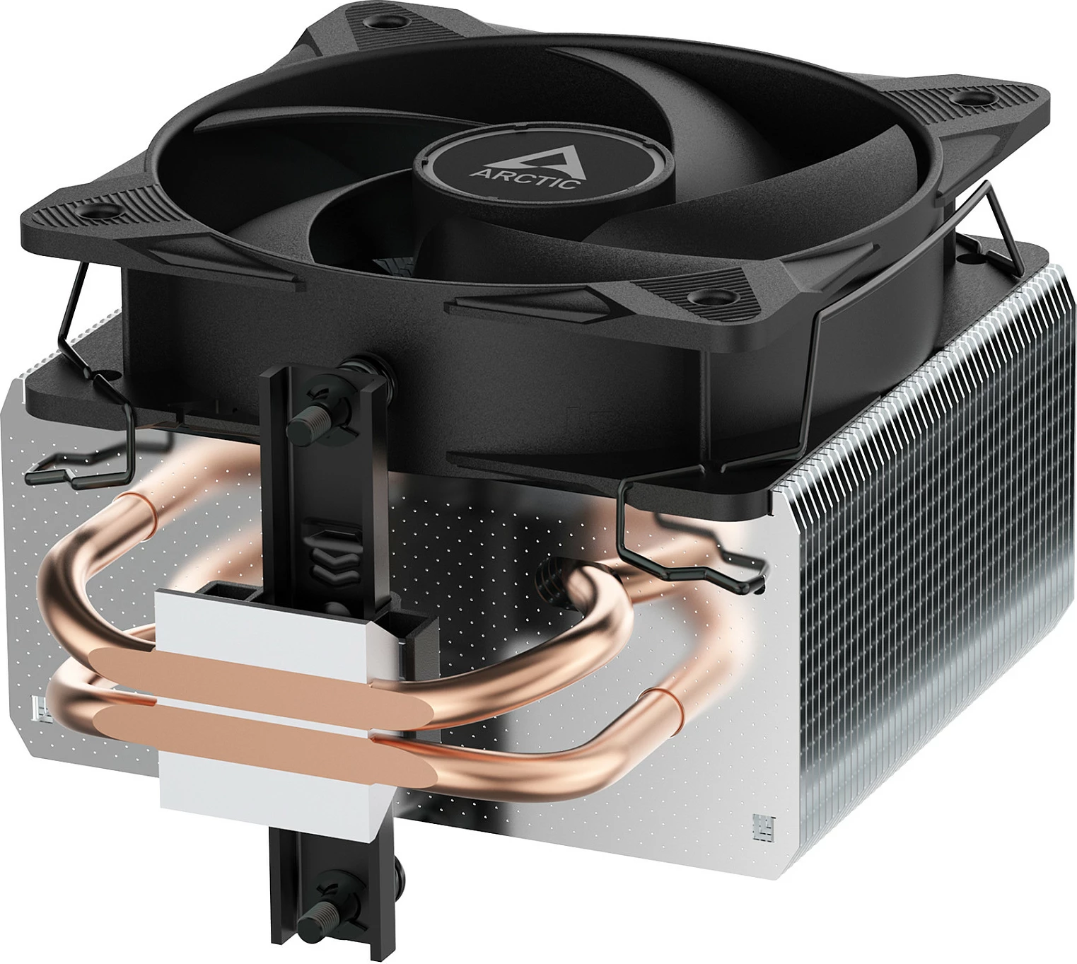 Ftohës ajri ARCTIC Freezer 8i, 2 ventilatorë, 10 cm, për procesor Intel, alumini, zi
