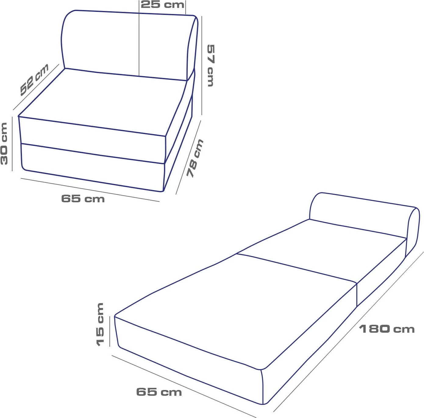 Krevat-karrige një vendës, Atelier del Sofa, Magic, boucle ngjyrë kafe e çelët