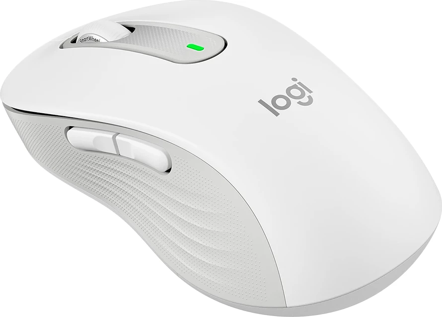 Maus Logitech Signature M650L Bluetooth/RF, 5 butona, 400-2000 dpi, off-white