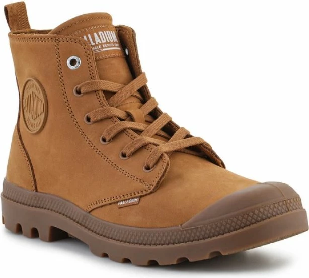 Këpucë Palladium Pampa Hi Zip për meshkuj, ngjyrë kafe [Madhësia: 44.5]