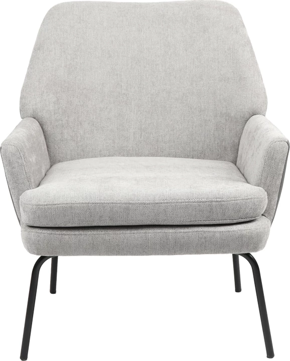 Fotelje Kieran, material stof, këmbë të zeza, 67x89x86cm