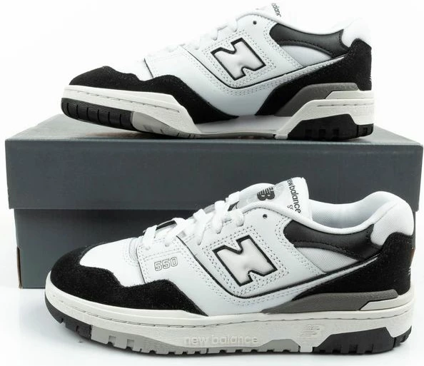 Atlete për fëmijë New Balance 550, të zeza të bardha