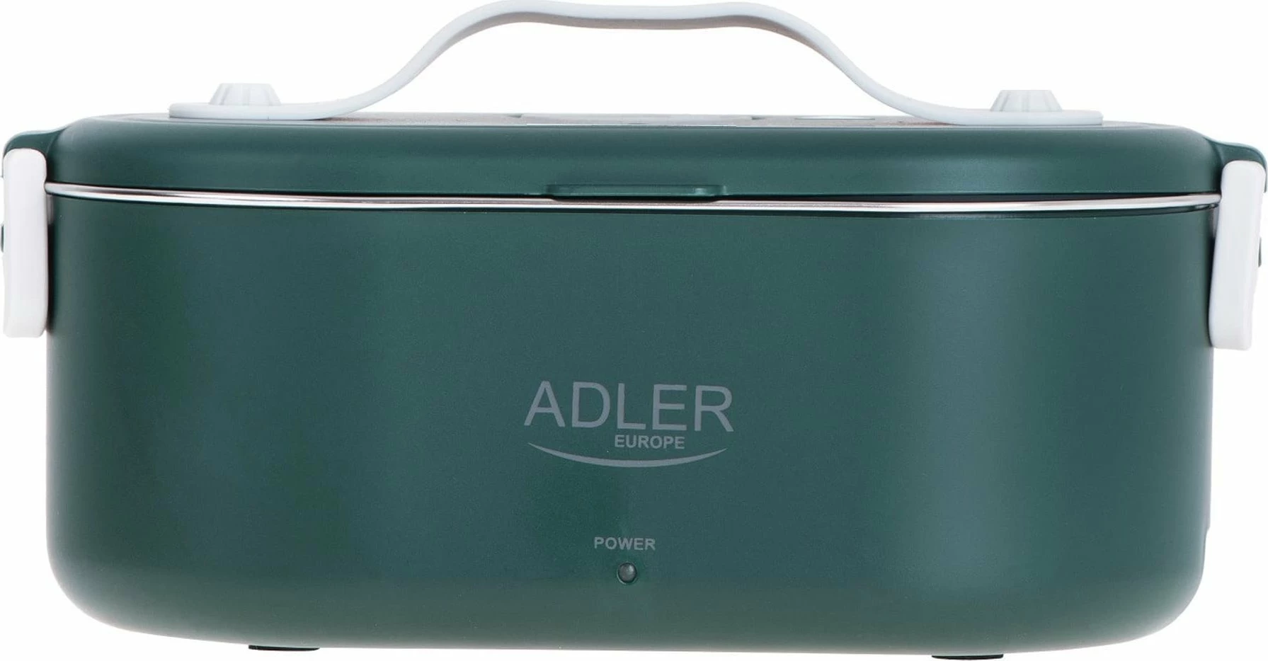 Enë ushqimi elektrike Adler AD 4505, 0.8 L, inox SUS304, ngrohëse, jeshile, me lugë