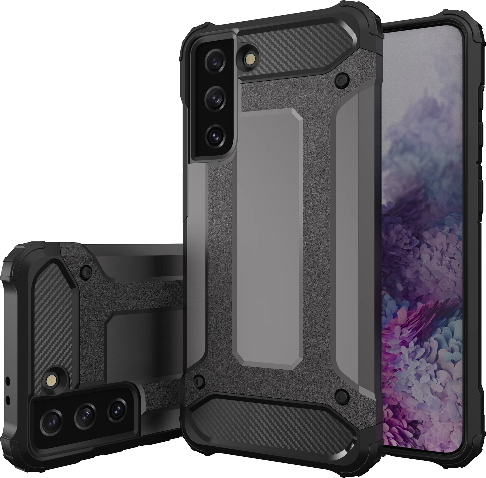 Mbështjellës Hurtel Hybrid Armor për Samsung Galaxy S23+, kaltër
