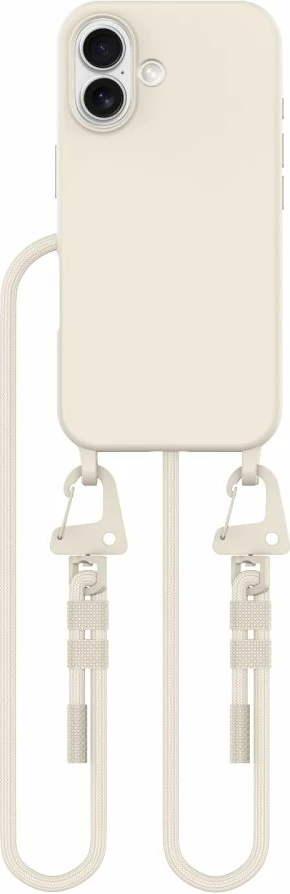 Mbështjellës Tech-Protect MagNecklace me litar për iPhone 16, Bezhe