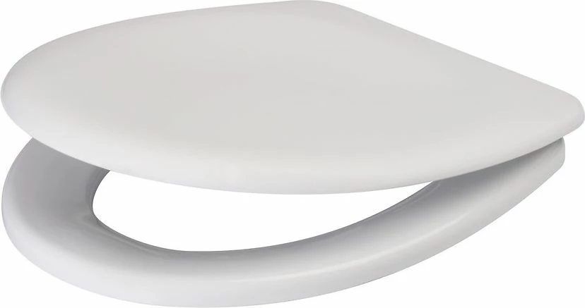 Kapak tualeti Cersanit Delfi K98-0001, duroplast antibakterial 44.4 x 36.1 cm, i bardhë