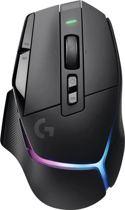 Maus gaming wireless Logitech G502 X LIGHTSPEED 910-006180, HERO 25K 25,600 DPI, 13 butona, USB-C, i zi