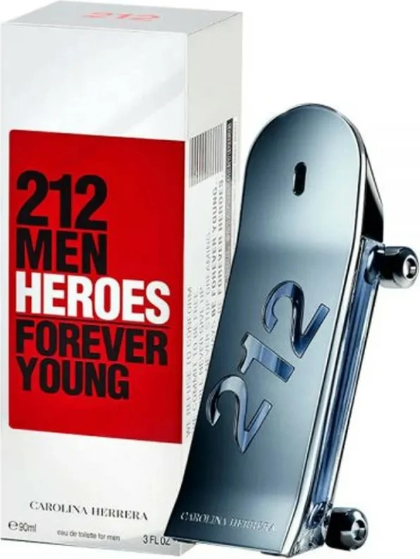 Eau De Toilette Carolina Herrera 212, Heroes Forever Young, 90 ml