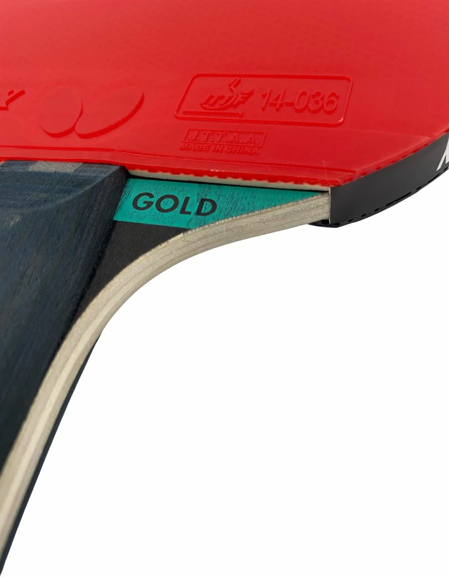 Raketë ping pongu Butterfly për meshkuj, e zezë