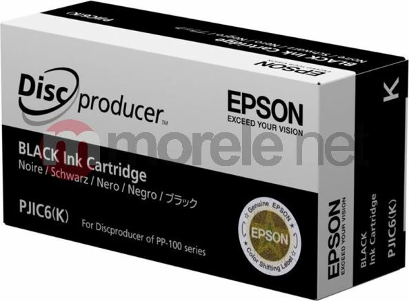 Kartrixh boje, Epson, PJIC6/PP-100 (C13S020452), e zezë