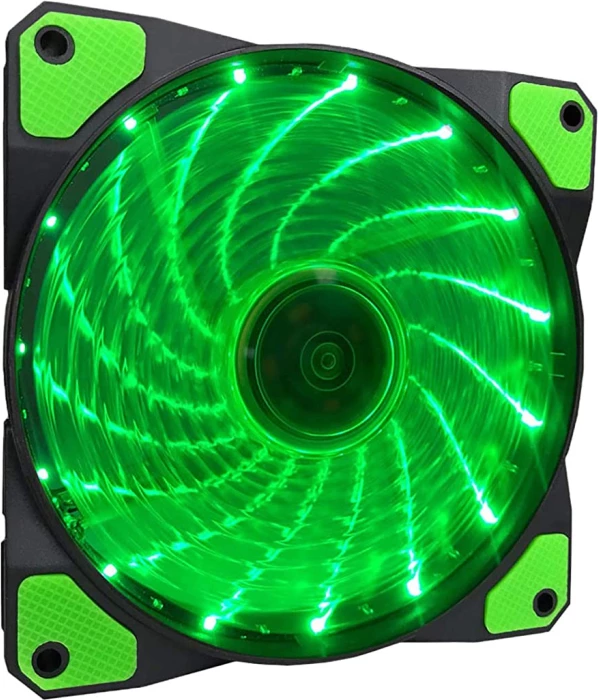 Ventilator kasë PC Marvo FN-10GN 120mm LED 3-PIN/4-PIN gjelbër
