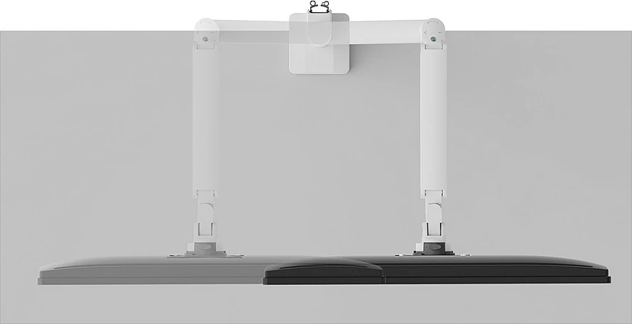 Krah monitori Neomounts DS70-250WH1, Clamp/Grommet, 9 kg, 43.2 cm (17"), 88.9 cm (35"), 100 x 100 mm, Bardhë