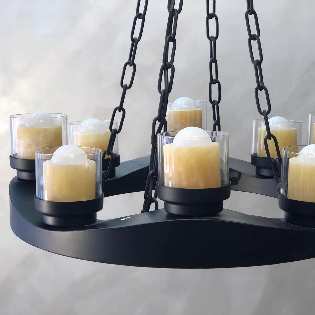 Abazhur klasik i varur me 8 llampa