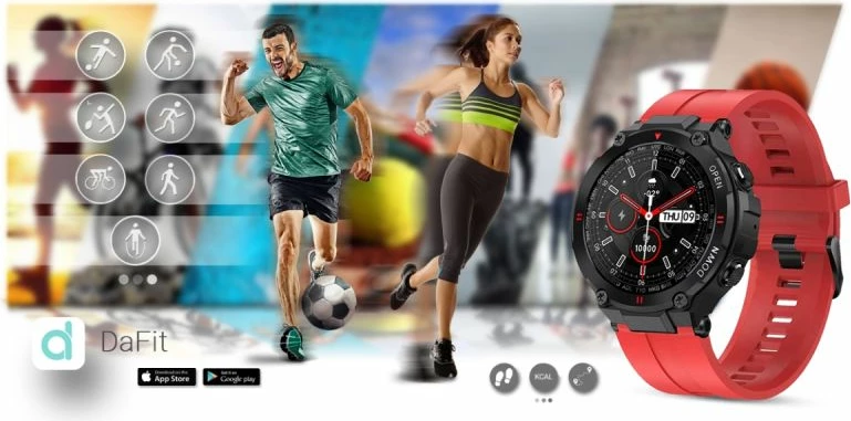 Smartwatch Gravity për meshkuj, e zezë