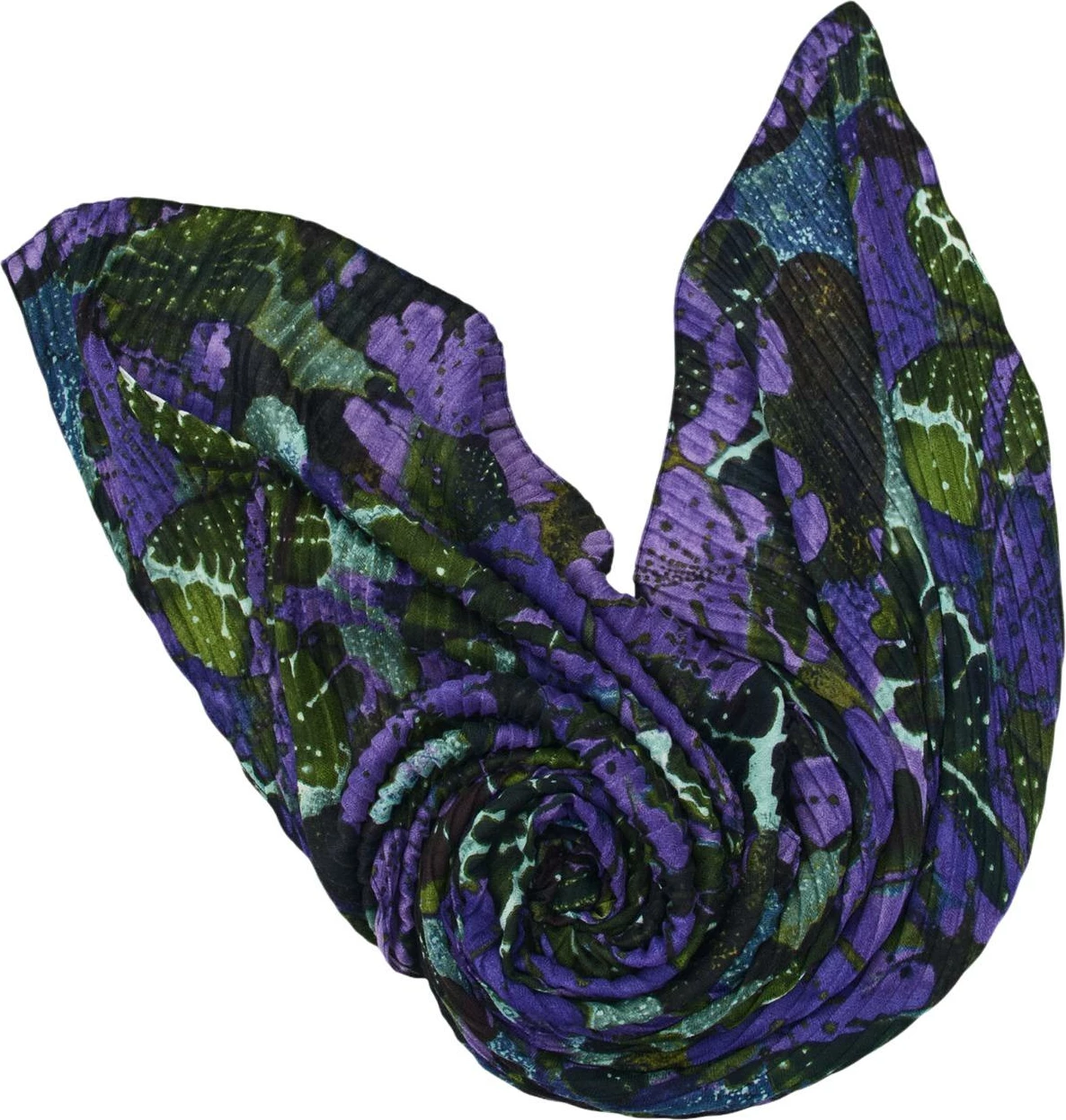 Shall për femra Desigual FOUL_DOTTY PLISADO 26WAWA06, e gjelbër