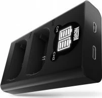Ngarkues baterie për kamerë Newell DL-USB-C + bateri LP-E6 2000 mAh, set