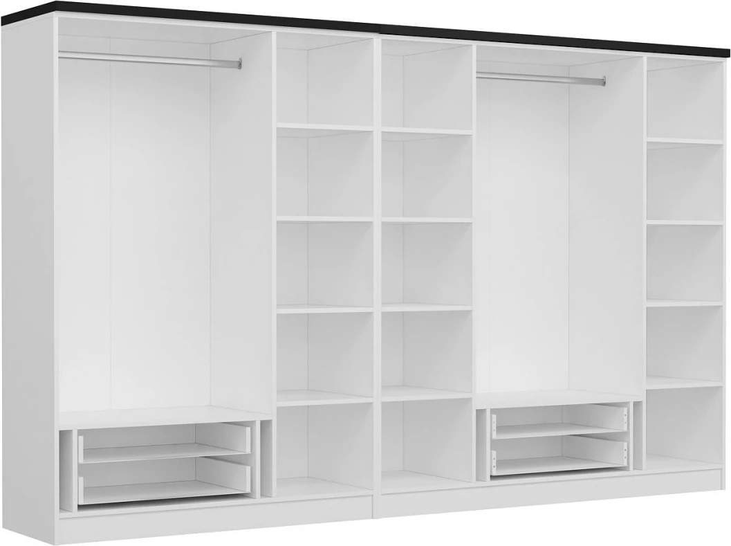 Dollap i bardhë për dhomë gjumi, Skye Decor, Kale Plus - 3046