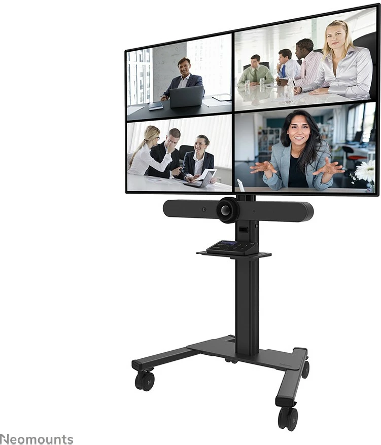 Raft universal për videobar e multimedia Newstar AFLS-825BL1, çelik, 9 kg, i zi