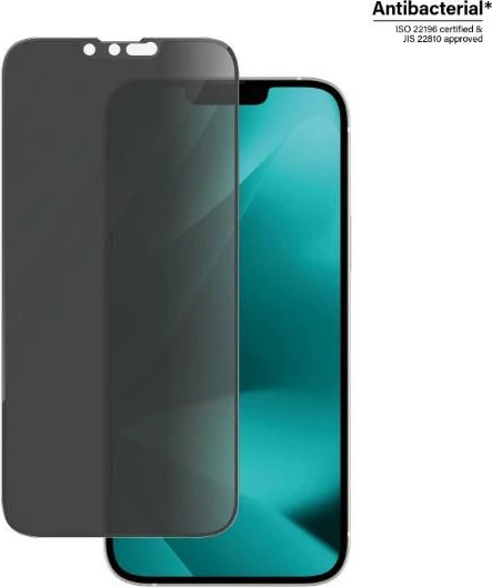 Xham i temperuar PanzerGlass Ultra-Wide Fit Privacy për iPhone 14 Plus/13 Pro Max, Antibakterial