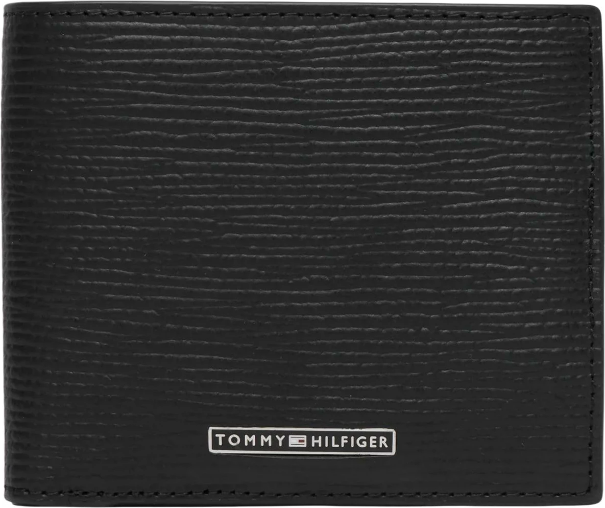 Portofol për meshkuj Tommy Hilfiger AM0AM14784, i zi