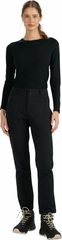 Pantallona softshell për femra 4F, të zeza