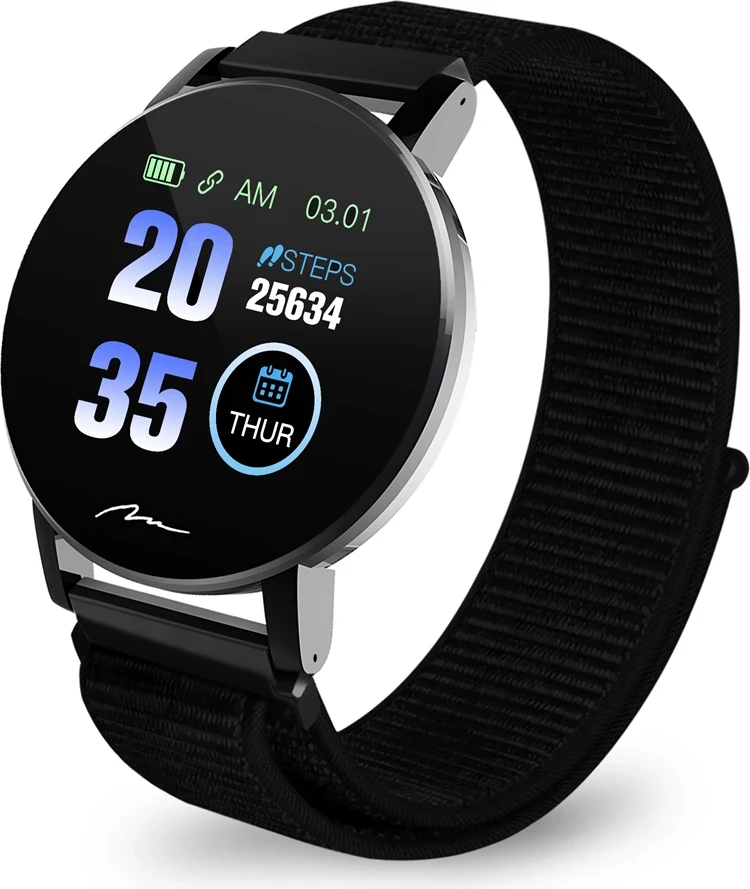 Smartwatch Media-Tech Smartband ACTIVEBAND THAITI MT871, ngjyrë e zezë