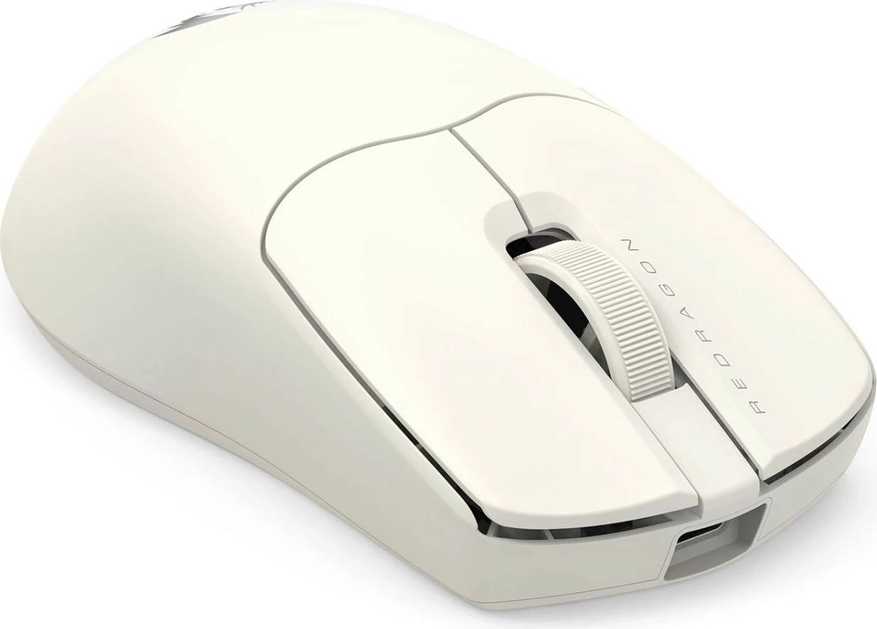 Maus gaming Redragon AXION M933TF-ULT, wireless/USB-C, 45000 DPI, e bardhë