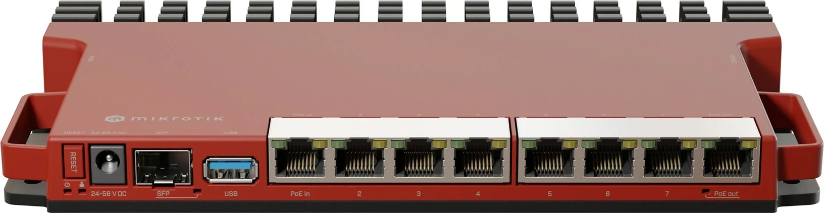 Router MikroTik L009UiGS-RM, 2.5 Gigabit Ethernet, i kuq
