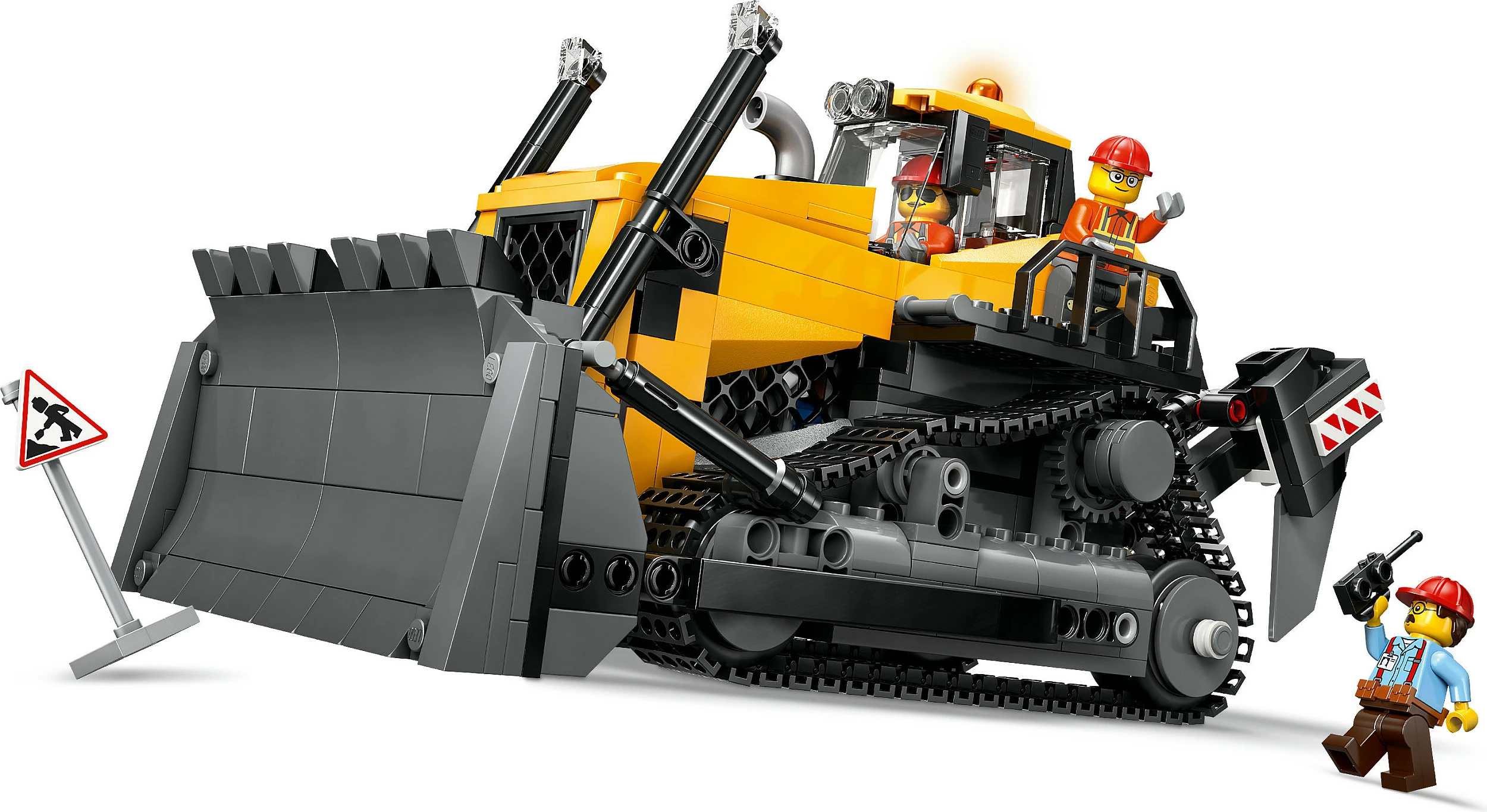 Set ndërtimi LEGO City Bulldozer i Verdhe 60466, 682 copë, 8+ vjeç, shumëngjyrësh