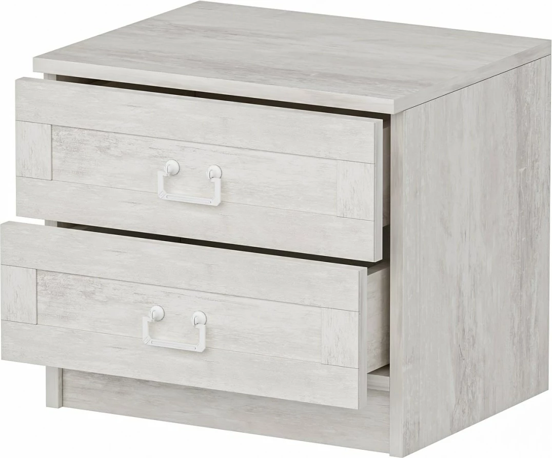 Komodinë Hanah Home, Kale - 4922, ngjyrë e bardhë