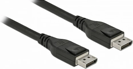 Kabllo DeLOCK DisplayPort 1.4 aktive, 15m, 8K 60Hz, DP-DP, e zezë