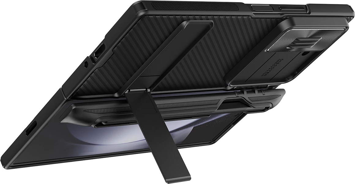 Mbështjellës Nillkin CamShield Fold Case për Samsung Galaxy Z Fold 6 5G me mbajtëse për stilolaps, e zezë