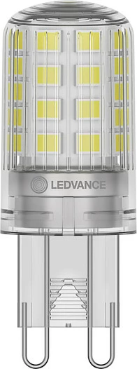 Llambë LED OSRAM LED PIN G9 P, 4.2W, 2700K, 470lm, Clear