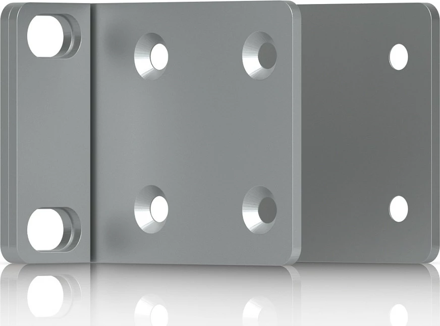 Kit montimi Ubiquiti UACC-Rack-Ear-1U, veshë racku 1U, 2 copë, gri