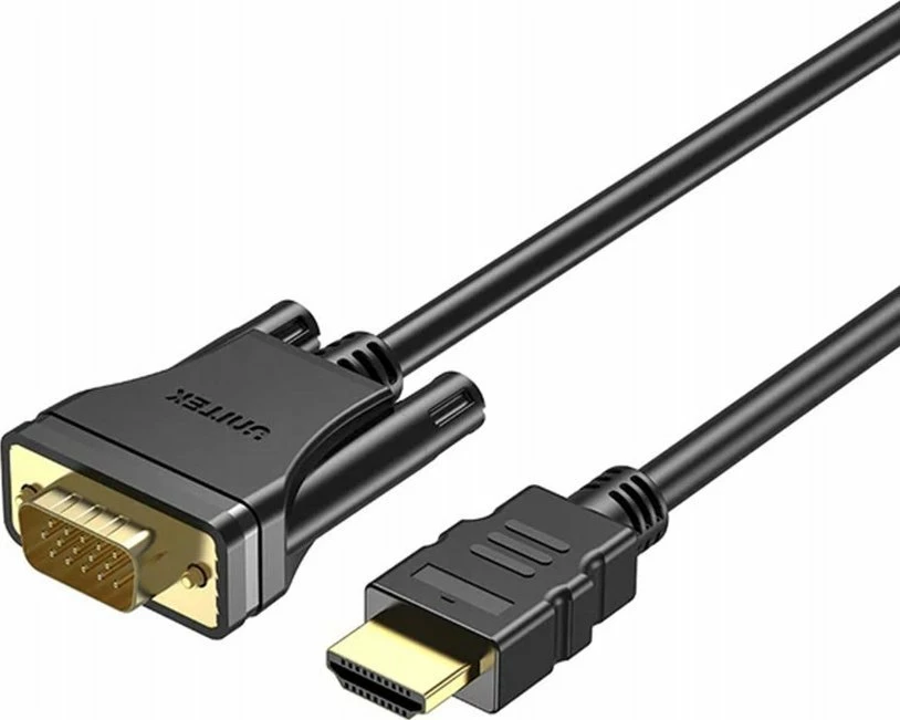 Kabllo HDMI në VGA Unitek V1185A01 2m Full HD 60Hz, e zezë