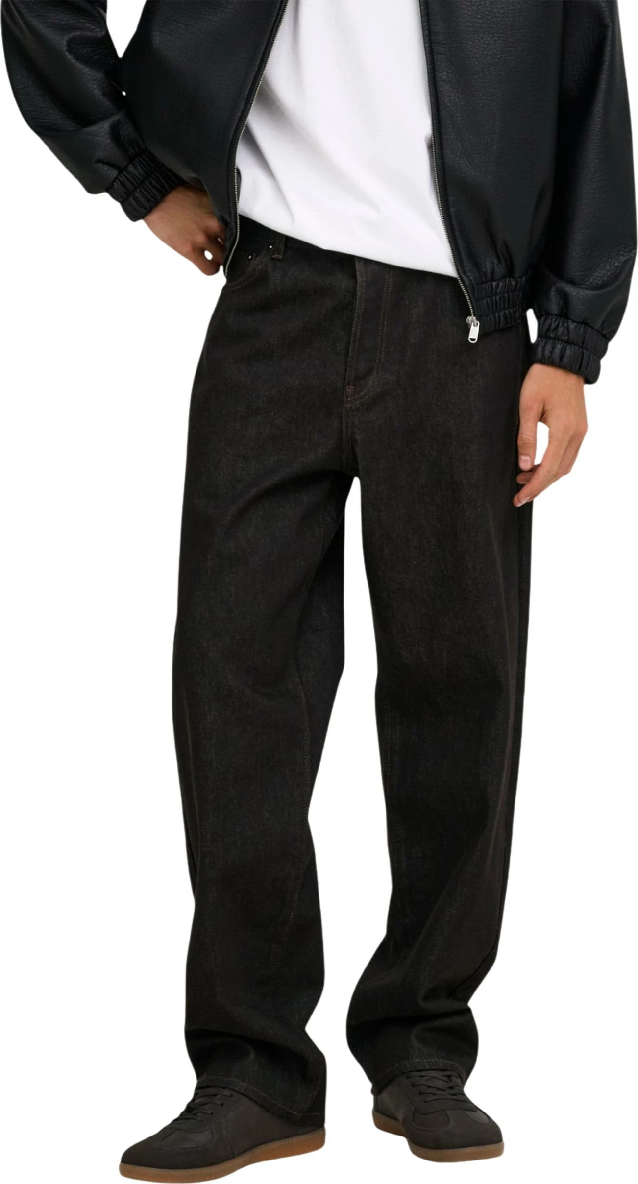 Xhinse për meshkuj Only & Sons Onsfade Loose 22039479, kafe
