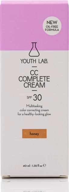 Krem Pudër Youth Lab CC, SPF30, Honey, 40 ml
