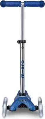 Skuter Micro Mini Micro Deluxe Galaxy Glitter LED, Blu