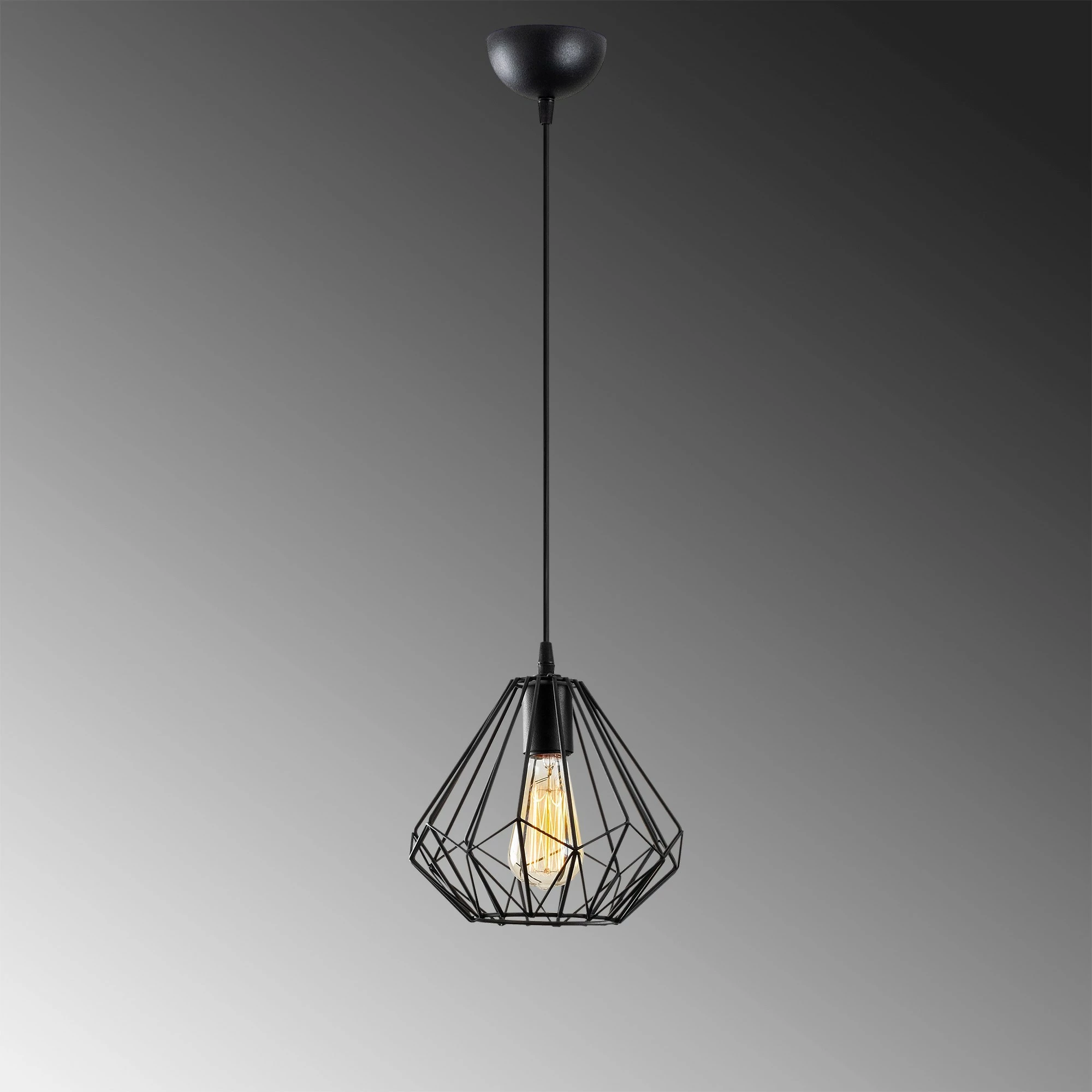 Llambë tavani Opviq, model Diamond, e zezë, 704-S