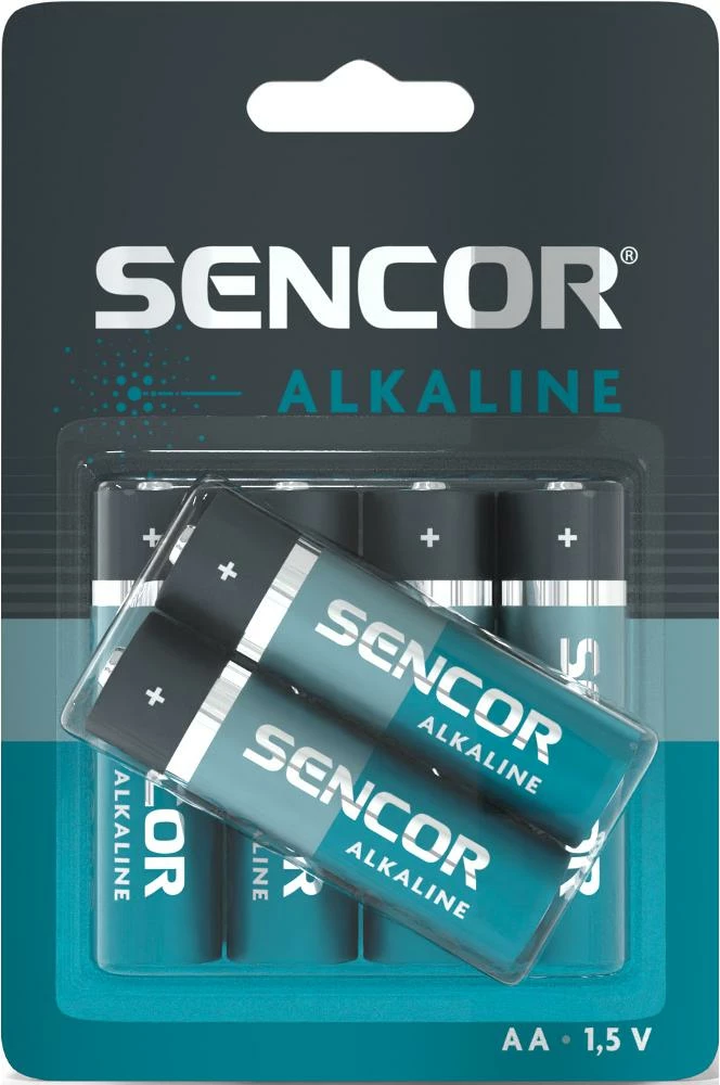 Bateri Sencor SBA LR6 4+2BP AA Alk, 6 copë