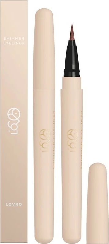 Eyeliner i lëngshëm me shkëlqim LOVRO 01 Chocolate për femra, 0.6g