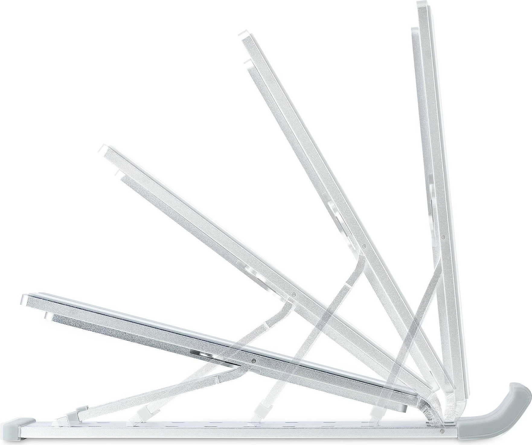 Mbajtëse laptopi StarTech Foldable Laptop Riser Stand, alumin, rregullim këndi 15-84°, deri 10 kg, Silver