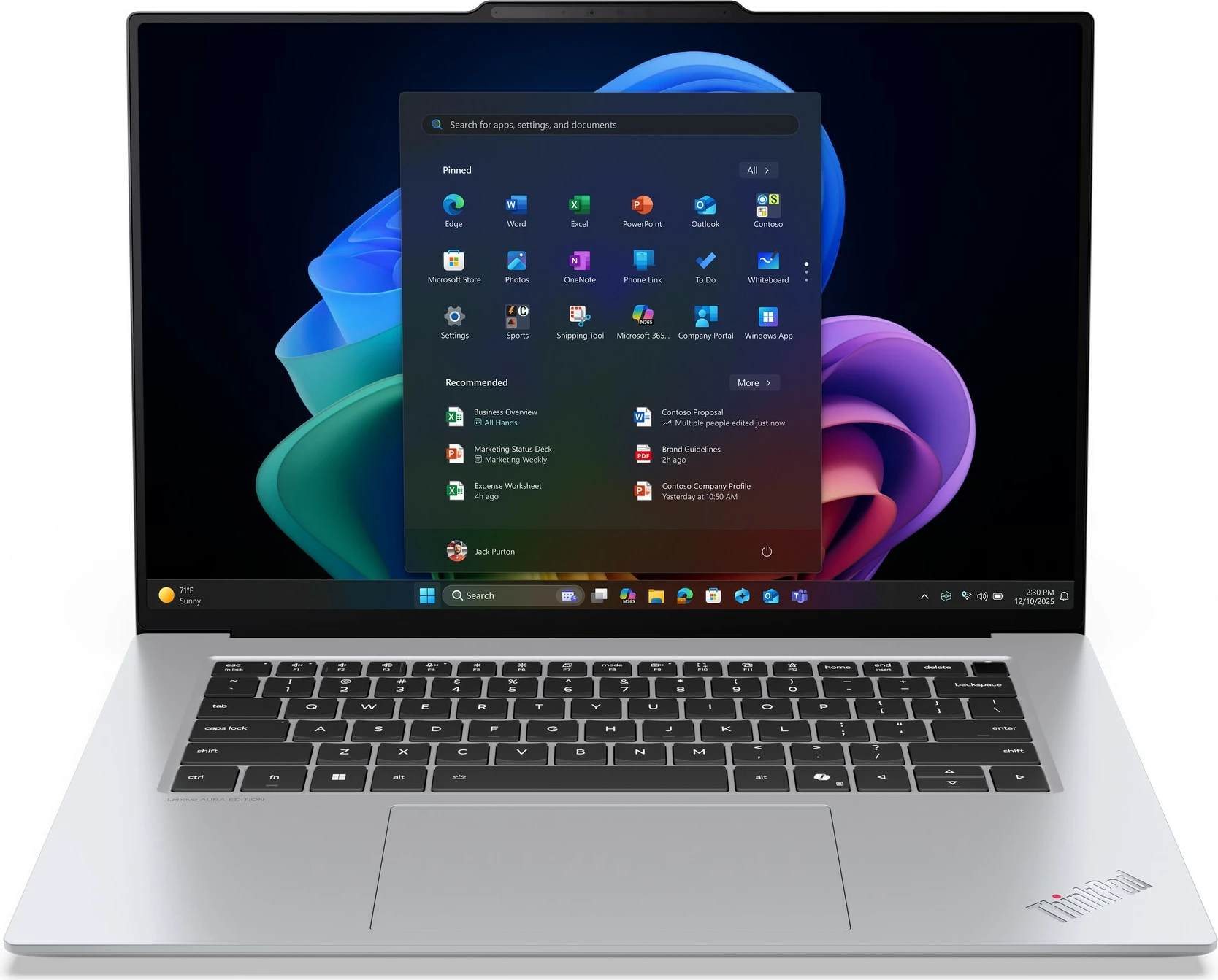 Kompjuter Lenovo ThinkPad X9 15 G1, Intel Core Ultra 7 258V, 32GB RAM, 1TB SSD, 15.3 inç, argjendtë