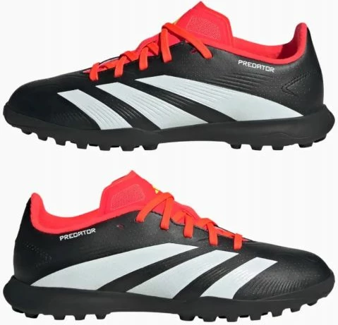 Atlete për fëmijë adidas Predator League, të bardha me të zeza dhe të kuqe