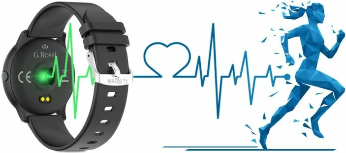 Smartwatch unisex G. Rossi, e zezë
