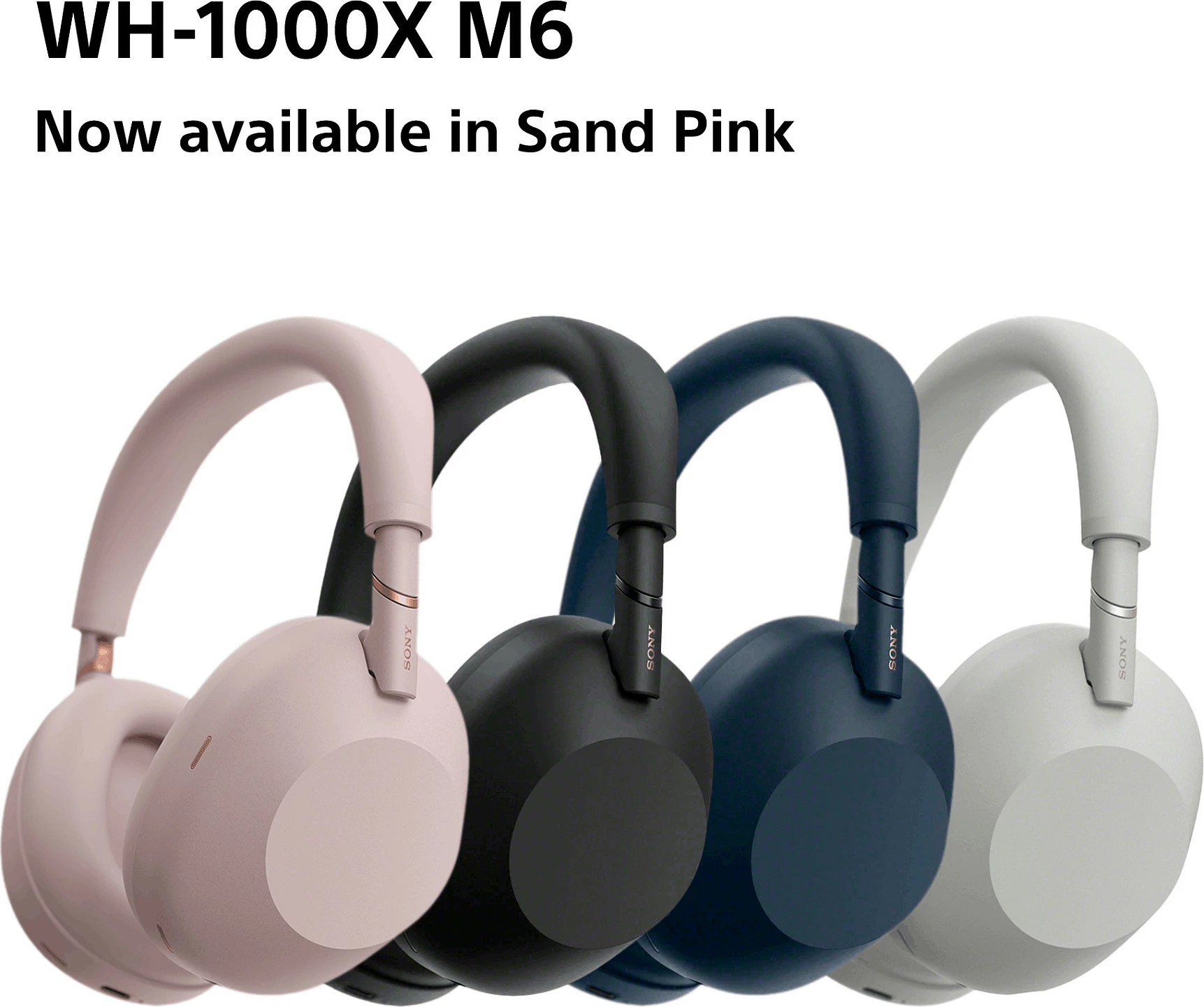 Kufje SONY WH-1000XM6, Bluetooth Hi-Res, ANC, 3.5mm, rozë