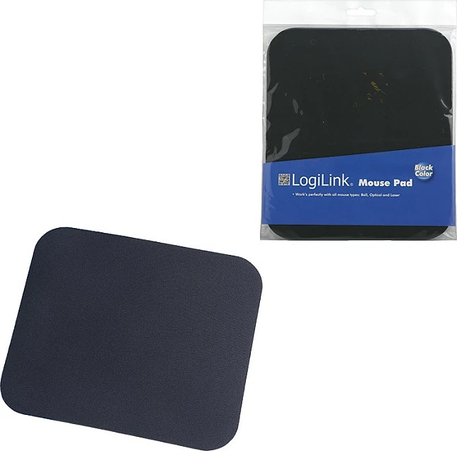 Mauspad LogiLink ID0096, Monokromatik, E zezë